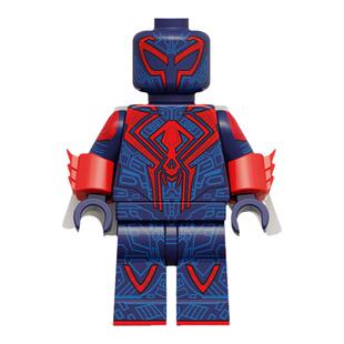 复仇者联盟2099蜘蛛侠第三方MOC拼装积木人仔玩具XP551迈尔斯