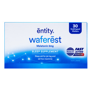 Entity褪黑素安梦黑腿素退黑素闪睡片澳洲进口非gaba软糖 30片/盒