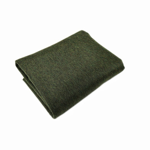 双层可剥 墨绿色彩纱羊绒骆马绒阿尔巴卡双面羊毛面料大衣布料DIY