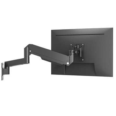 加长伸缩显示器支架挂墙气动臂