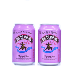 西藏拉萨 林芝啤酒330ml*24听装精酿啤酒 青稞啤酒整箱