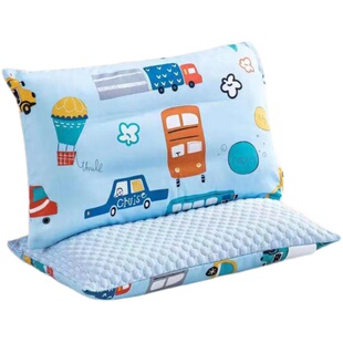 纯棉儿童冰豆豆枕套30*50小学生幼儿园夏凉感卡通40*60CM枕头套