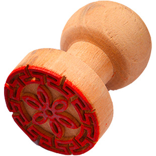 月饼印章木质福字苏式五仁馒头饽饽糕点心印子白皮酥食品凸印章