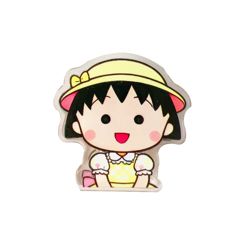 樱桃小丸子浮雕PP夹封口夹
