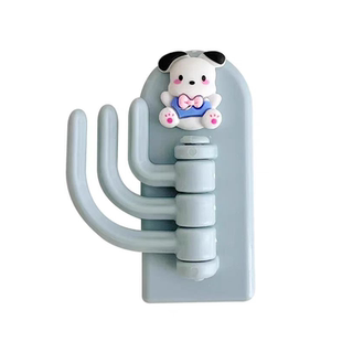 ins可爱三钩挂钩墙上无痕免打孔强力钩子客厅卧室可旋转多用挂架