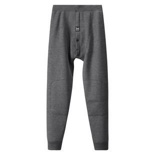 猫人保暖裤男士加绒加厚发热含羊毛护膝打底棉毛秋裤冬季绒裤男款