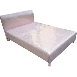 秒杀整体海绵床布艺床箱床出租床员工床单人床1.5米双人床简易床