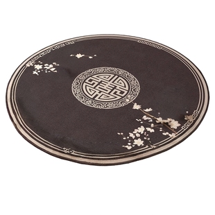 圆形手搓麻将桌布消音防滑掼蛋专用桌垫家用降噪扑克牌加厚垫子