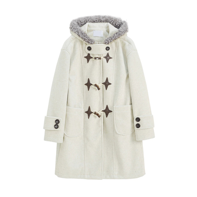 300斤特大码高级感加厚毛呢外套