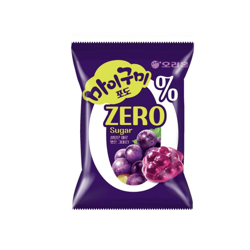 好丽友0糖低卡紫葡萄味软糖