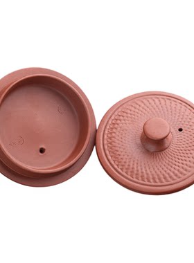朱红泥紫泥砂茶壶盖子茶具配件