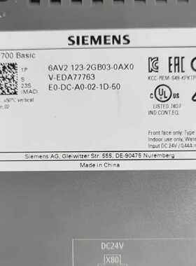 6AV21232GB030AX0西门子KTP700