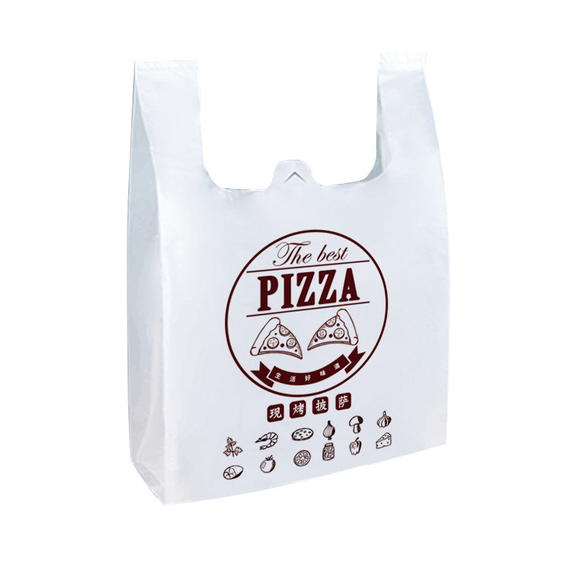 披萨打包袋子7寸9寸10寸pizza塑料外卖专用包装手提带买十送一