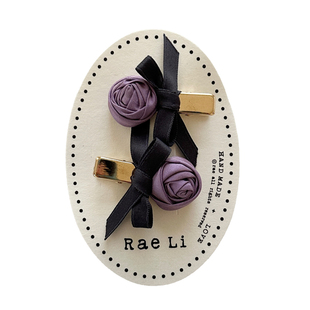 ■LENFANCE 现货 Rae Li 宝宝儿童甜美手工蝴蝶结发夹发绳发饰