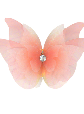 原创设计仿真蝴蝶立体开口可调节蝴蝶戒指高级感森系指环舞蹈手饰