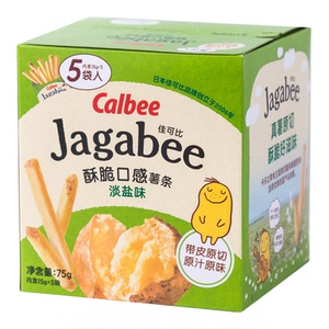 卡乐比薯条三兄弟淡盐味75g*12盒