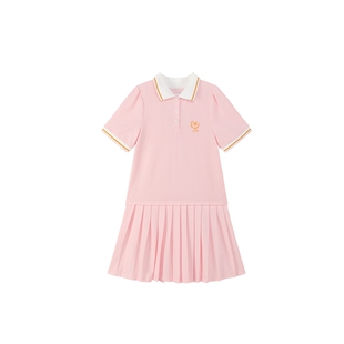 左西童装女童裙子2026夏季凉感女孩POLO运动裙儿童连衣裙大童套装