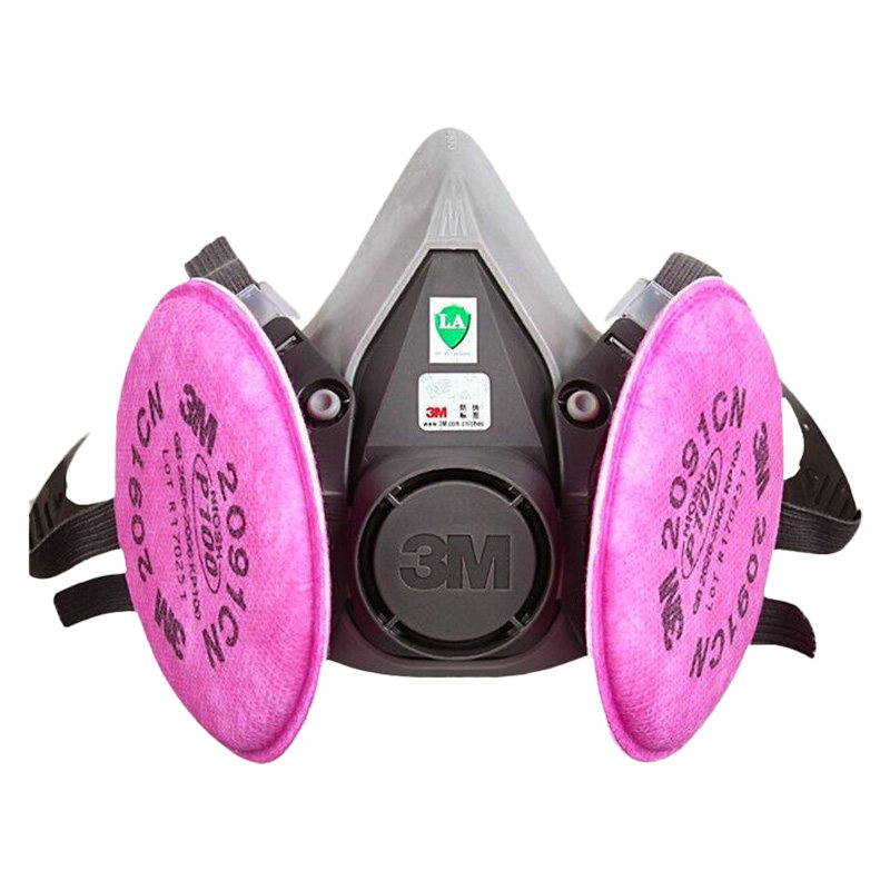 3M6200P100高浓度防尘面罩