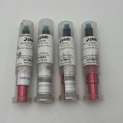 LOT OF 4 PCS Piab 0107128 Midi Si 32-3 C Coax Cartridge