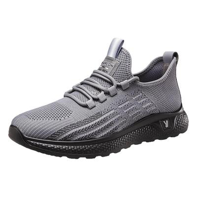 意尔康男鞋官方直营店网面飞织运动鞋男士透气舒适百搭休闲鞋