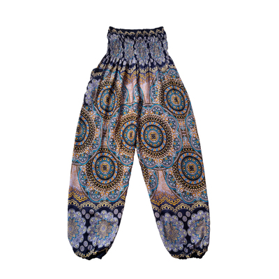 泰国高腰度假通勤风均码灯笼裤