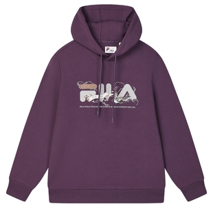 【易烊千玺同款】FILA 斐乐官方男子卫衣2025春新款基础针织上衣