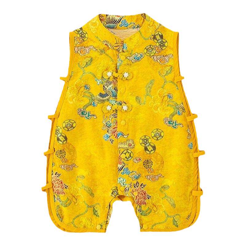 周岁女宝宝礼服新中式百天