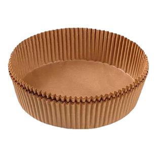 空气炸锅专用纸烤箱耐高温不沾锡纸家用硅油纸盘烘焙纸垫锡纸圆