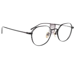 Agnes b眼镜AB70036全框钛金属光学镜架女款时尚潮流星星款近视镜