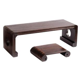 烧桐木实木新中式古琴共鸣琴桌榻榻米茶几飘窗桌矮榻炕桌国学矮桌