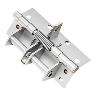 多功能闭门器自动回弹合页4寸缓冲装置弹簧隐形铰链90度直角定位