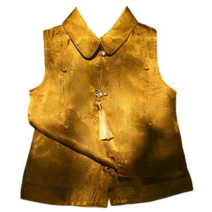 【金宵】男宝宝新中式婴儿衣服满月百天周岁礼服夏季抓周宴轻薄款