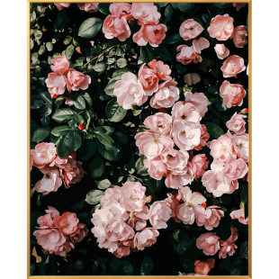 数字油画diy填充画画填色油彩画2024新款手工涂色花卉高级感手绘