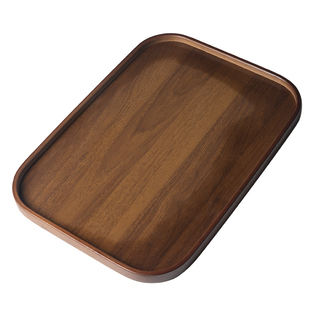 家用胡桃木质托盘商用长方形茶盘商用水果点心收纳盘待客专用餐盘