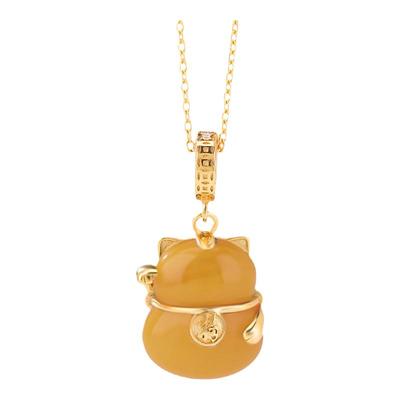 2025新款限时优惠招财猫项链女