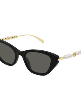 开云眼镜 古驰GUCCI男女同款窄框个性猫眼防晒太阳镜墨镜GG1968S