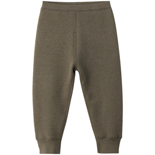 小狗比格儿童保暖裤子冬季可外穿打底裤男女宝宝加绒加厚长裤秋冬