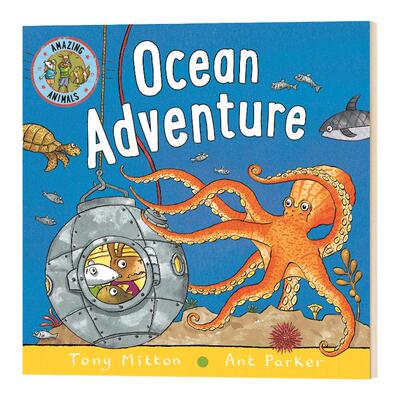 神奇动物 海洋冒险 英文原版 Amazing Animals Ocean Adventure 低幼儿童启蒙认知英语绘本 全英文版进口原版英语书籍