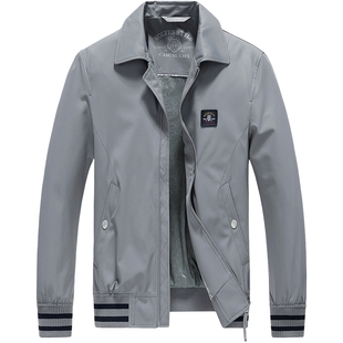 [三防]七匹狼男士夹克男2025秋季新款翻领茄克衫户外休闲外套男装