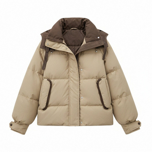 大码女装胖mm洋气独特别致小棉袄女士冬装外套慵懒风加厚保暖棉服