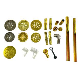 茶盘排水配件接头铜管实木根雕茶台不锈钢水盘出水口漏嘴配件弯头