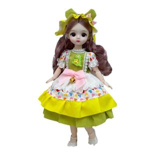 30厘米可爱洋娃娃换装6分BJD娃娃巴比玩偶儿童女孩生日礼物玩具