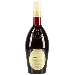 摩尔多瓦歌德古堡梅洛半甜红葡萄酒女士不酸涩微醺晚安酒煮热红酒