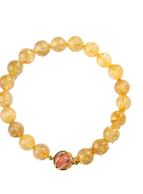 金发晶手链手串水晶女生