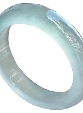 高冰种起胶感正圈玉手镯