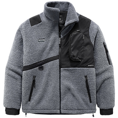 加绒加厚机能风棉服外套