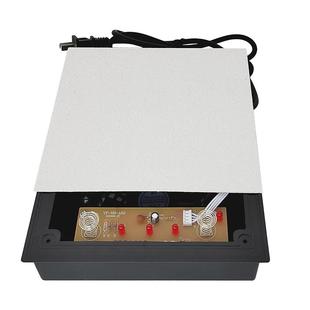 电磁炉旋转自助炉小型商用家用火锅专用单人嵌入式圆炉大功率炉子