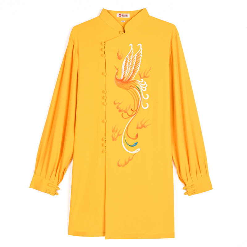 修方太极太极拳表演服精致手绘