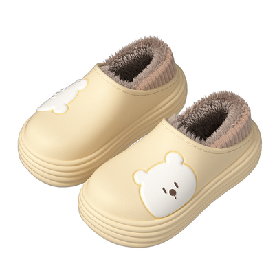 包跟保暖防水棉拖鞋女棉鞋