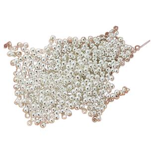 14K铜包金保色夹扁珠定位管定位珠手工DIY固定钢丝鱼线收尾扣配件